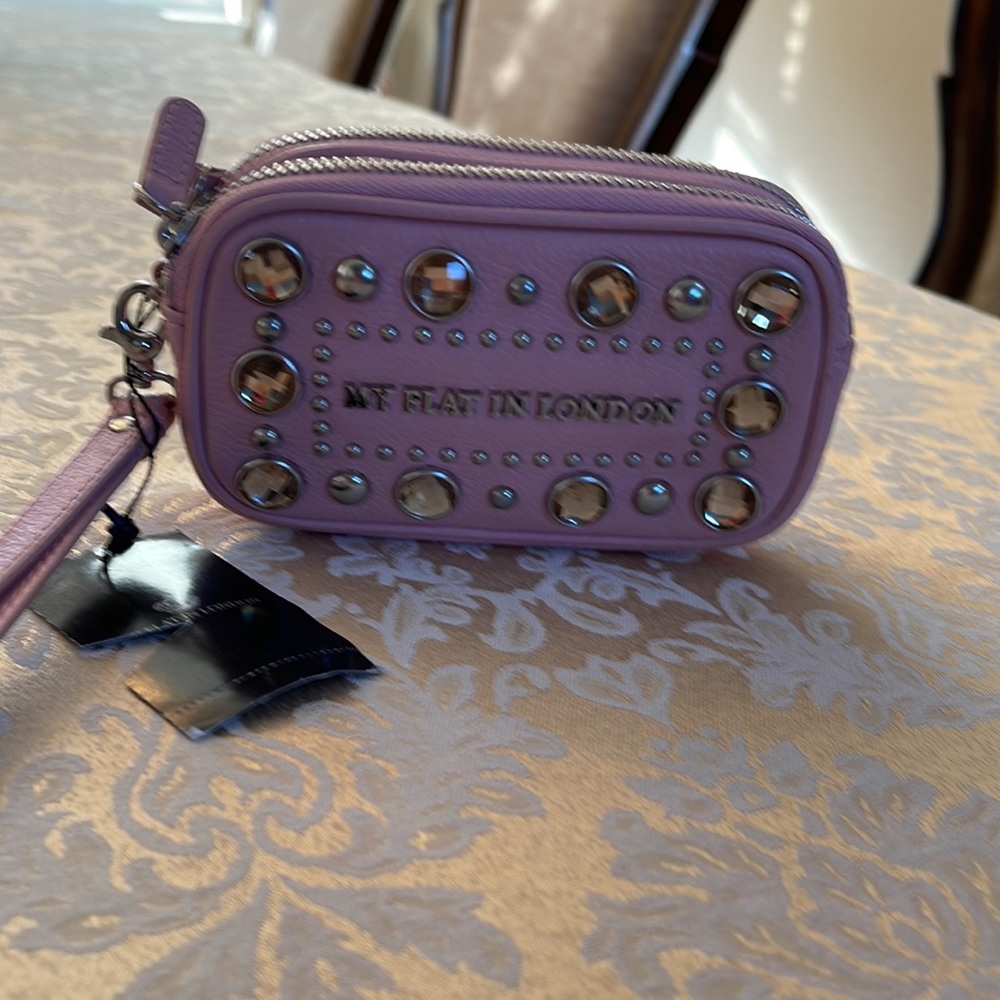 “My Flat In London” double wristlet NEW